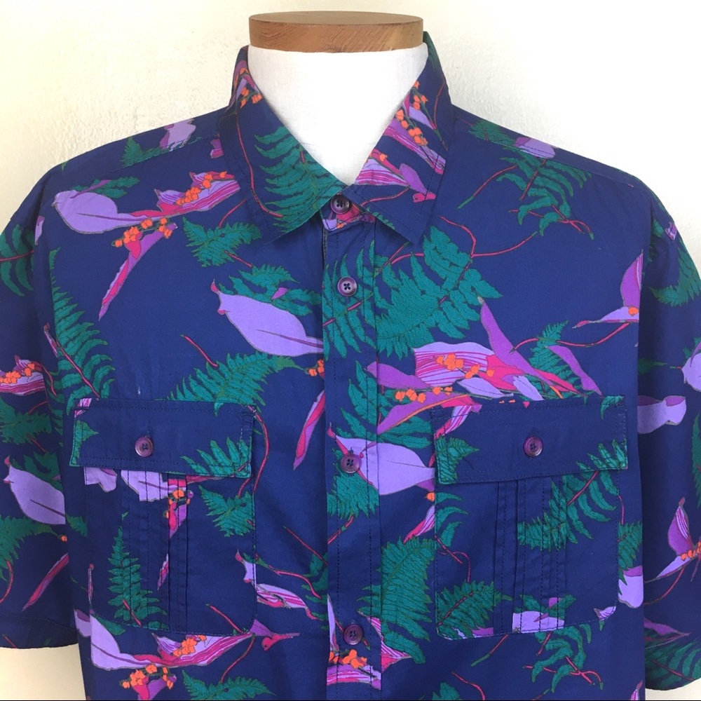 Sean John Tropical Hawaiian Short Sleeve Shirt 3XL
